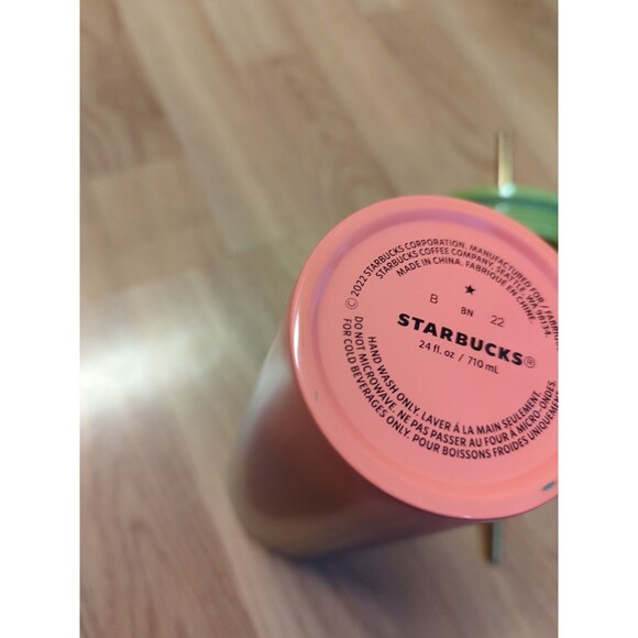 Starbucks Stainless Steel Tumbler Ombre Purple Pink Green Lime Berry 24 Oz 2022 - Picture 11 of 11
